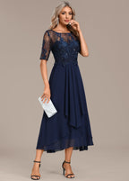 Sophie™ | Navy Lace Midi Dress
