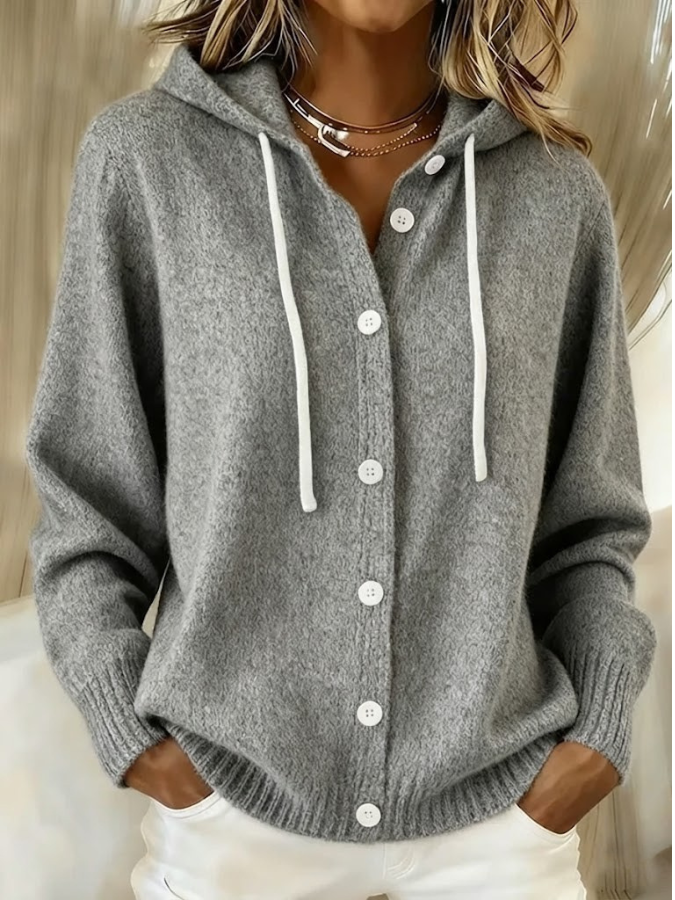 Melanie | Cozy Button Cardigan