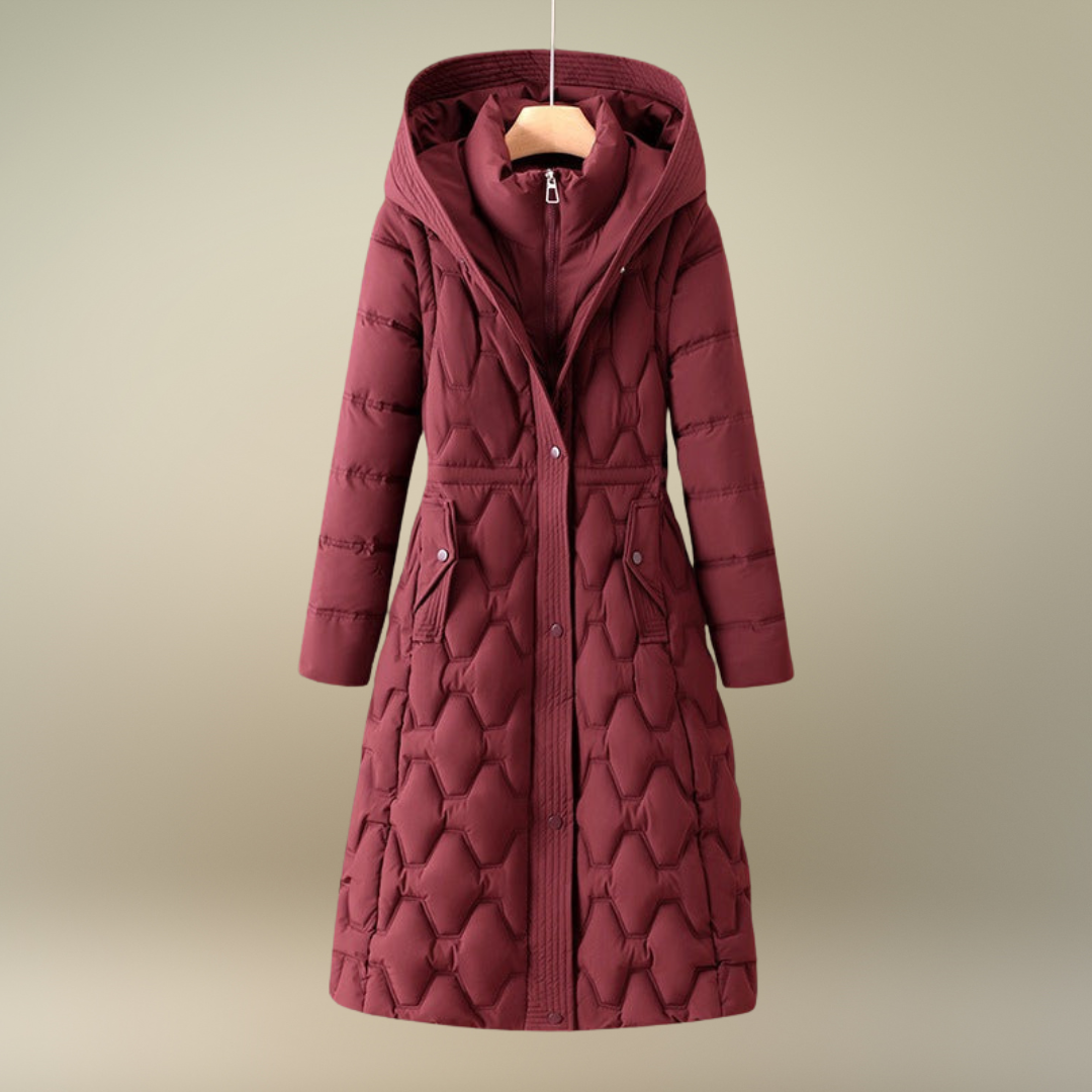 Olivia™ | Longline Hooded Down Coat