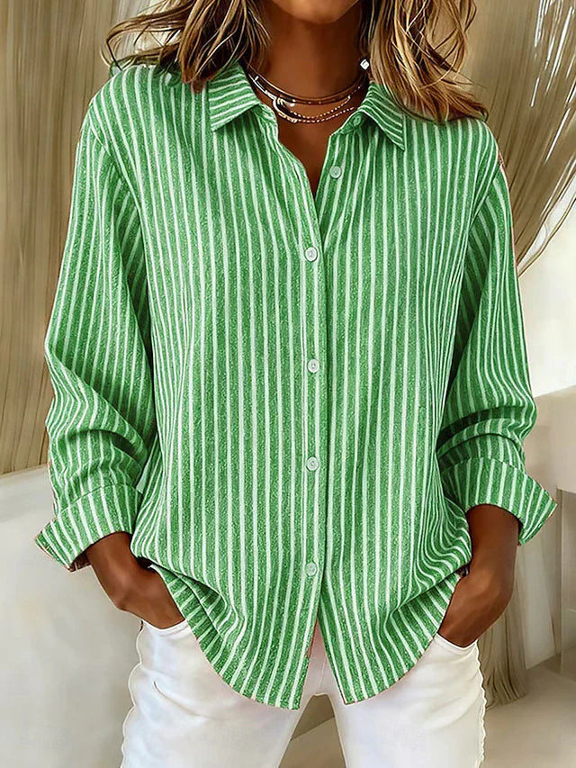 Rebecca | Striped Button Shirt