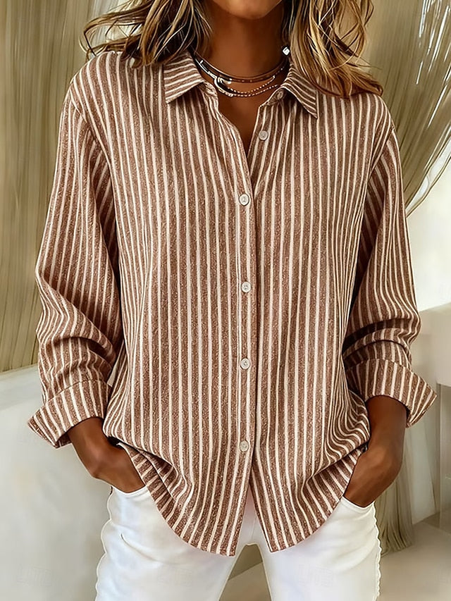Rebecca | Striped Button Shirt